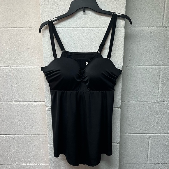 Lane Bryant Black Women's Swim Tankini - Picture 1 of 5
